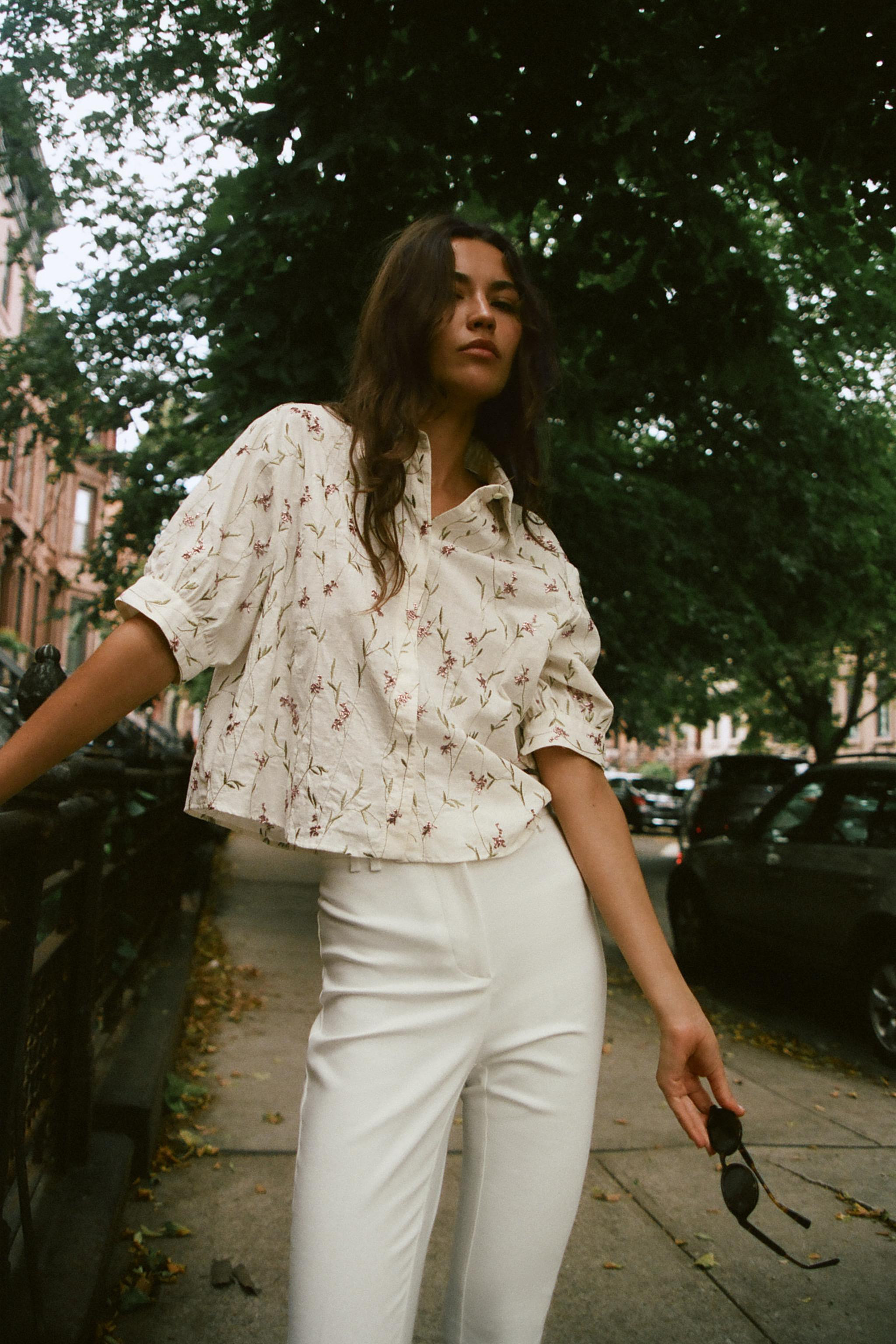 BEADED EMBROIDERED SHIRT | Zara US