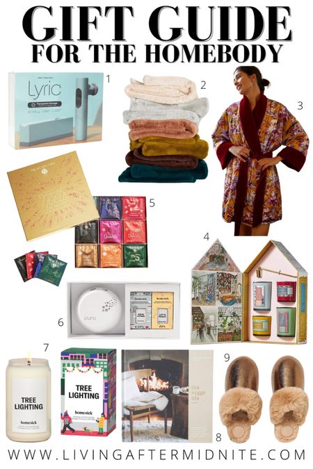 Gift Guide for the Homebody / cozy gifts / gifts for her 

#LTKHoliday #LTKGiftGuide #LTKhome