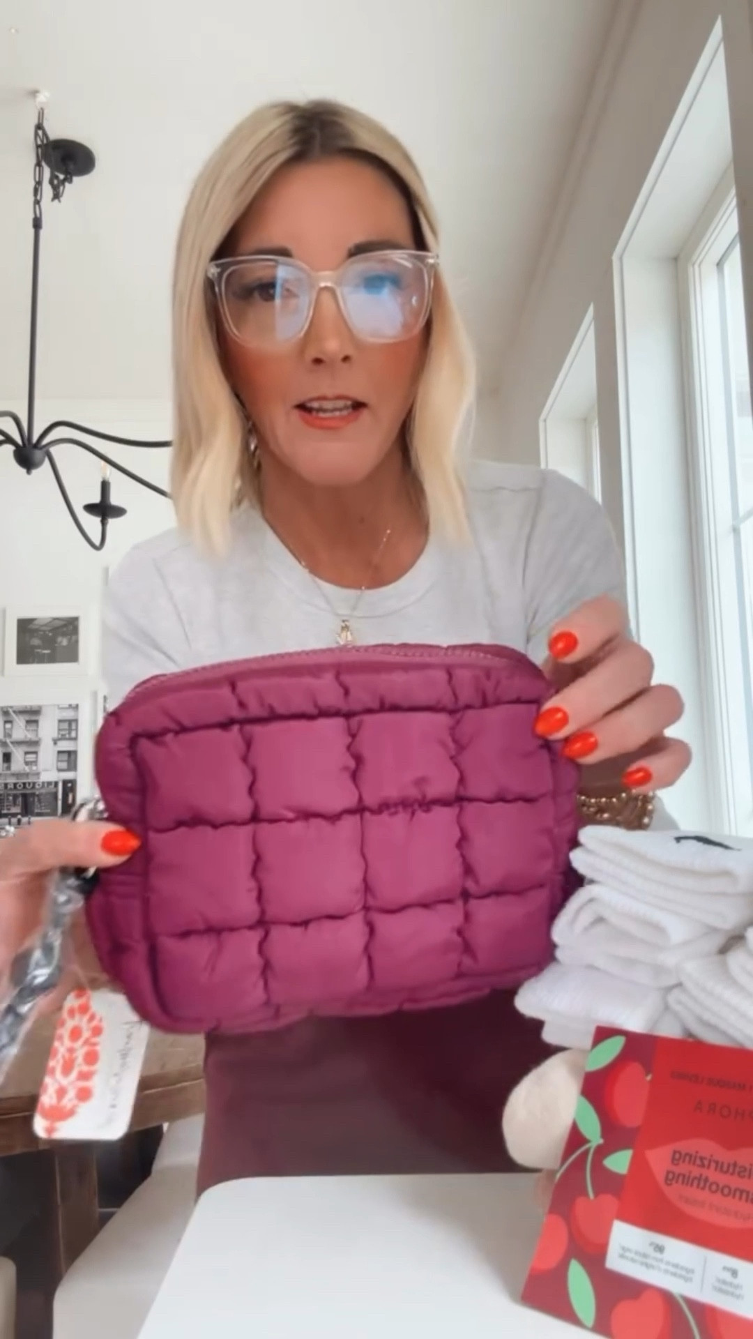 Gift idea !! This puff bag is my fave for make up and can we even with this plum color ! Fill it with fave things & you’re all set🎅🏼🎅🏼🎅🏼

#LTKHome #LTKGiftGuide #LTKHoliday