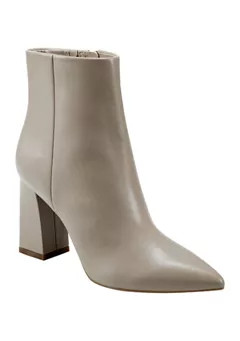 Marc Fisher Gritana Tapered Block Heel Dress Booties | Belk