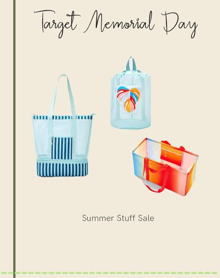 Target summer beach bag sale Memorial Day 

#LTKsalealert #LTKSeasonal #LTKFind