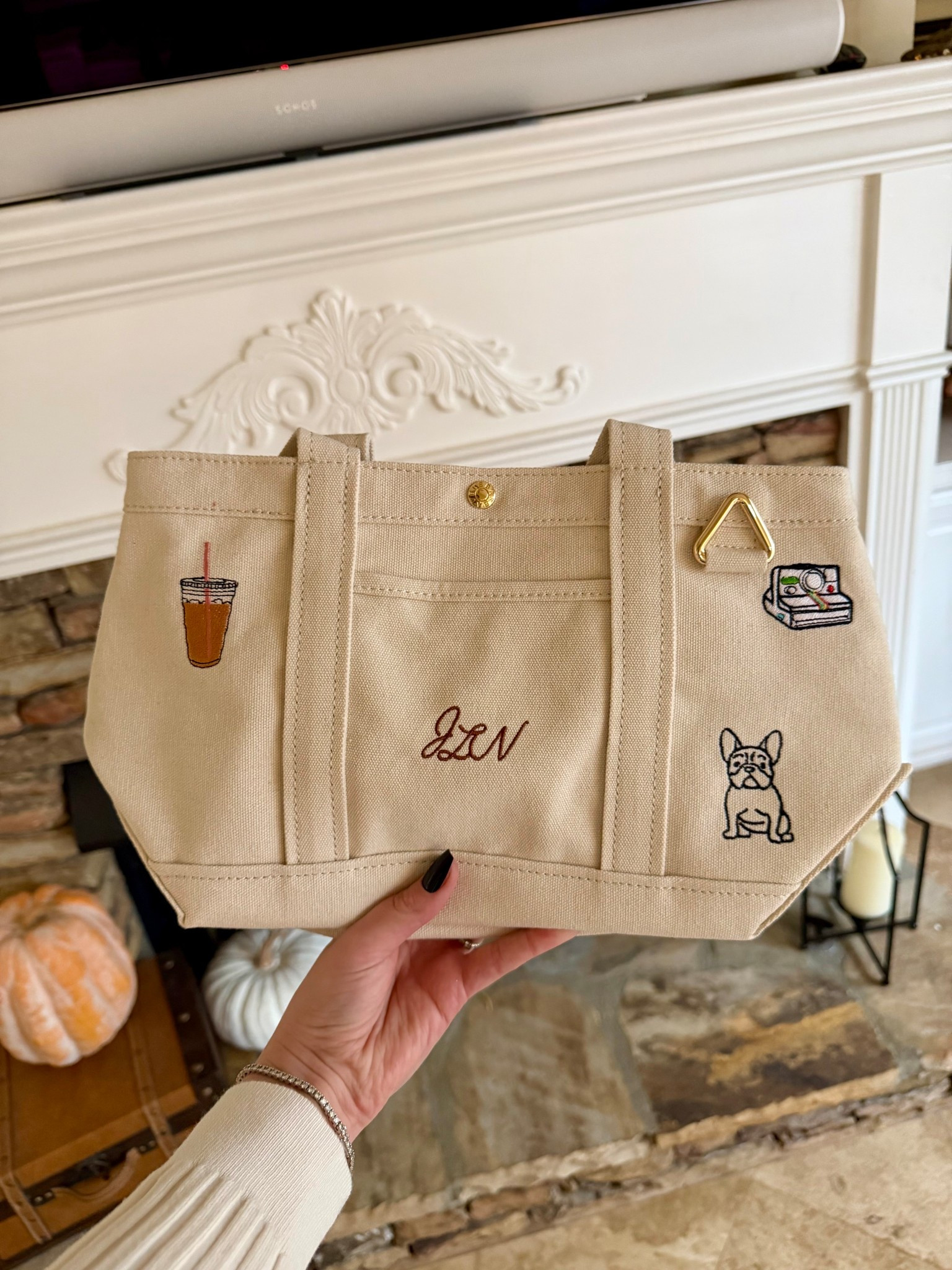 Just got this tote in from Baublebar that I customized 😍 so cute and would make the perfect gift! 20% off custom gifts right now!

#LTKHoliday #LTKGiftGuide #LTKootd
