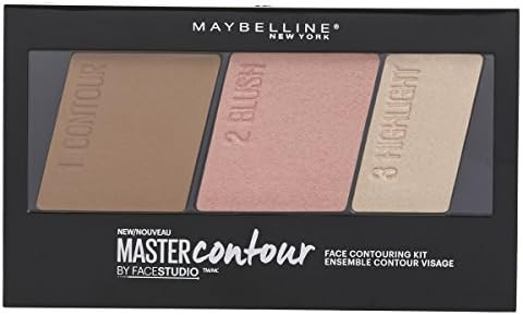 Maybelline Master Contour Face Contouring Kit, Light to Medium, 0.17 Ounce | Amazon (US)