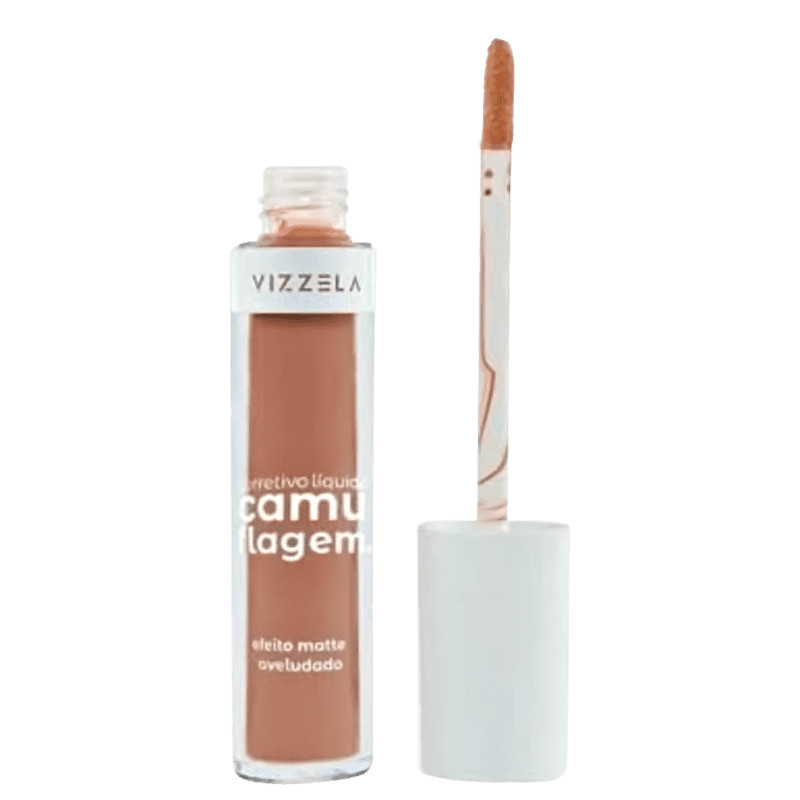 Corretivo Líquido Camuflagem Vizzela Salmão 5g | Beleza Na Web (BR)