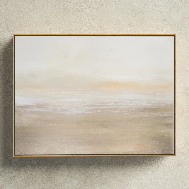Morning Calm - Floater Frame Painting on Canvas | Wayfair North America