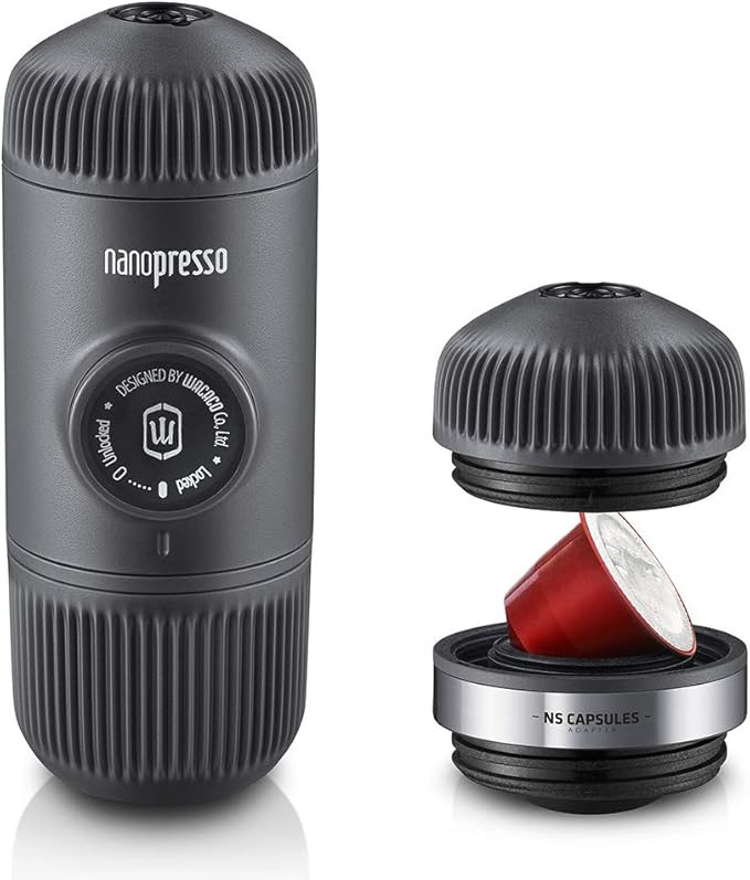 WACACO Nanopresso Portable Espresso Maker Combos, Upgrade Version of Minipresso, Travel Coffee Ma... | Amazon (US)