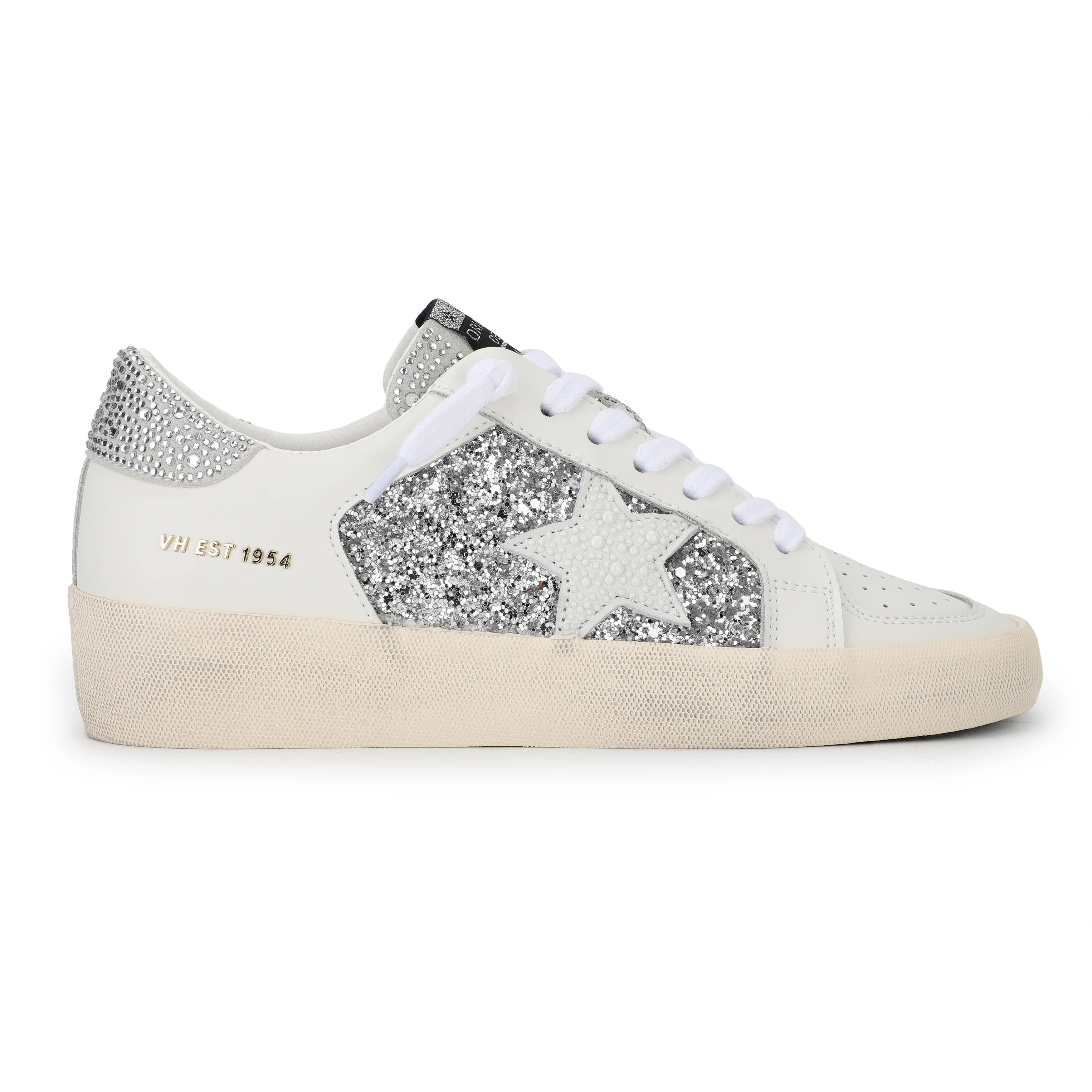 GEORGETTE - SILVER GLITTER | Vintage Havana