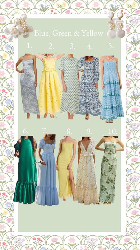 Blue, green & yellow bridesmaid dresses under $300 🫶🏼

#LTKSeasonal #LTKstyletip #LTKwedding