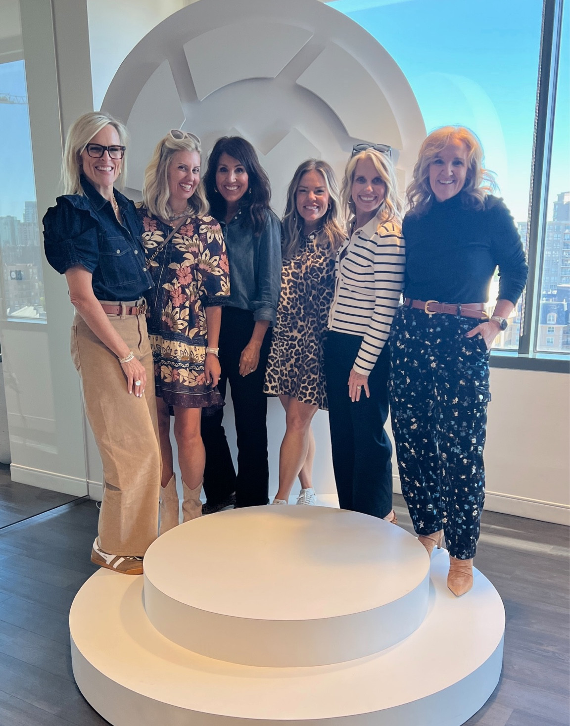 Visited the LTK headquarters today with my fellow content creators.

How do my best to link everyone’s looks below. Great outfit ideas for Thanksgiving, fall outfits, warm, fall days, and cool nights too! 

Target pants, Anthropologie dress Anthropologie barrel jeans, Colette pants farm Rio dress Nordstrom chambray shirt and denim shirt business, casual, smart casual

#LTKWorkwear #LTKMidsize #LTKOver40