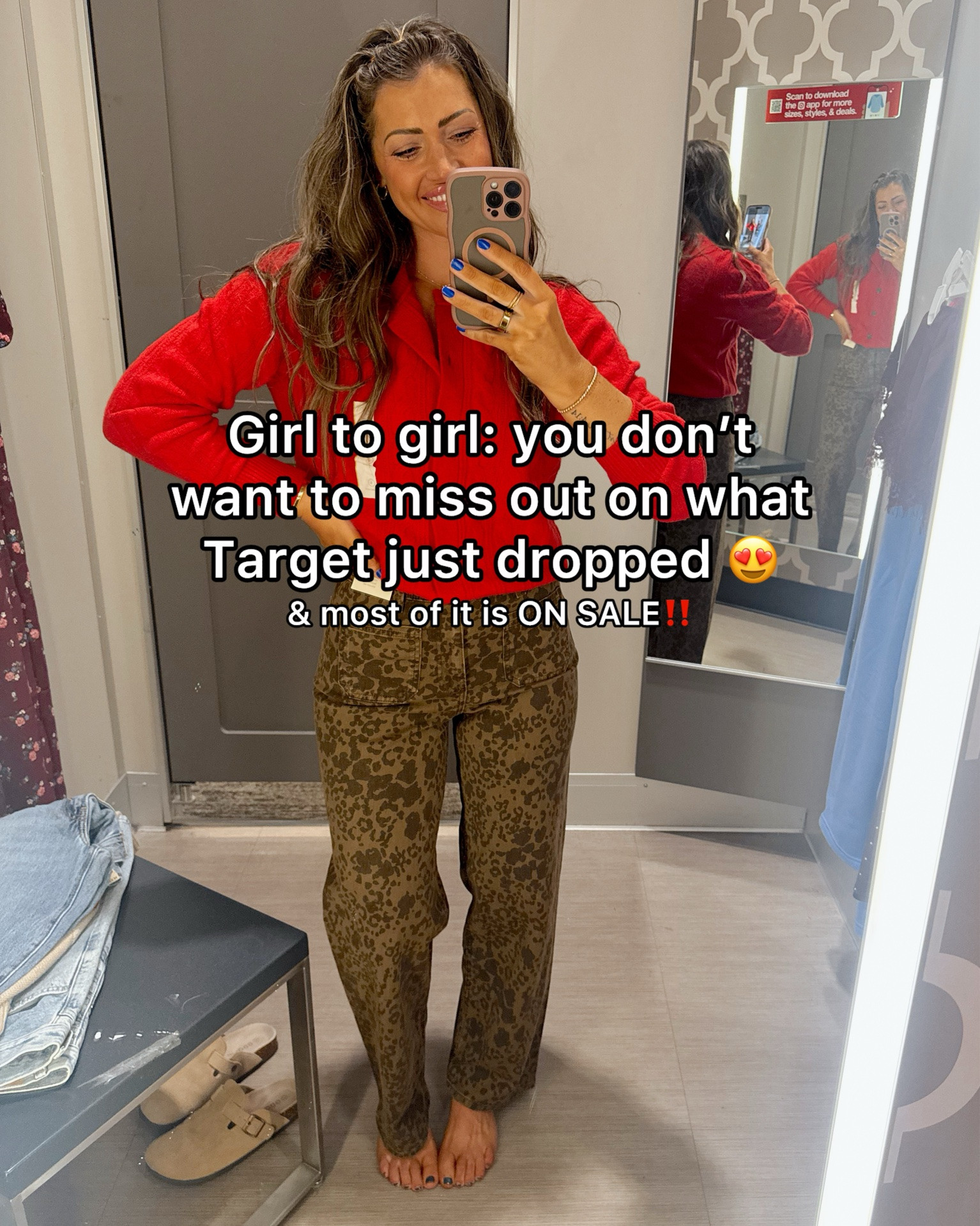 I’m 5’4 for reference. Wearing a size 2/26 in all jeans. Size S in the cream pants (I have them at home in XS but think I like the looser fit of the smalls instead of them more fitted!). XS in all other tops and dress. I went up to XXL in the burgundy cardigan only bc it was legit the last one in my store and I was dying for it with the lace skort (XS)… you can size up for a longer fit if you want it like mine! Personal preference really. I have a S in the blue sweats instead of XS because it was all my store had left.. they’re baggy but I like it! 


Target run 
Target sale
Target circle
Teacher outfit
Fall outfit
Fall family photo outfit idea
Floral dress
Teacher outfit idea
Workwear
WFH 
SAHM 
What to wear
Leopard pants 
Red sweater
Red cardigan 
Teacher style
Affordable outfits
Under $50 outfits
Under $40 finds
