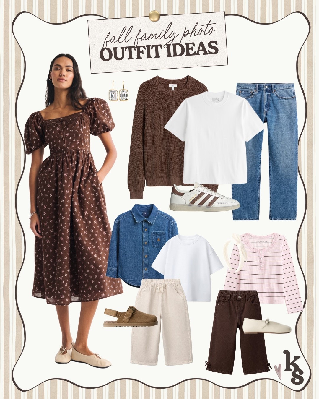 Fall Family Photo Outfit Inspiration // BROWN, PINK BLUE EDIT

#LTKSeasonal #LTKootd #LTKKids