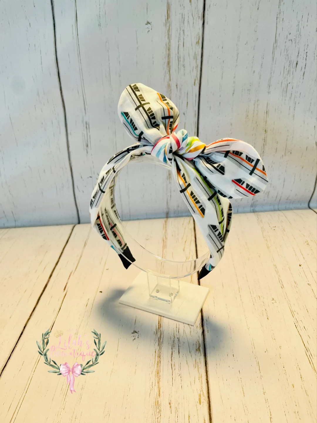 Custom Disney Park Monorail Fabric Knotted Headband Perfect for Girls and Women - Etsy | Etsy (US)