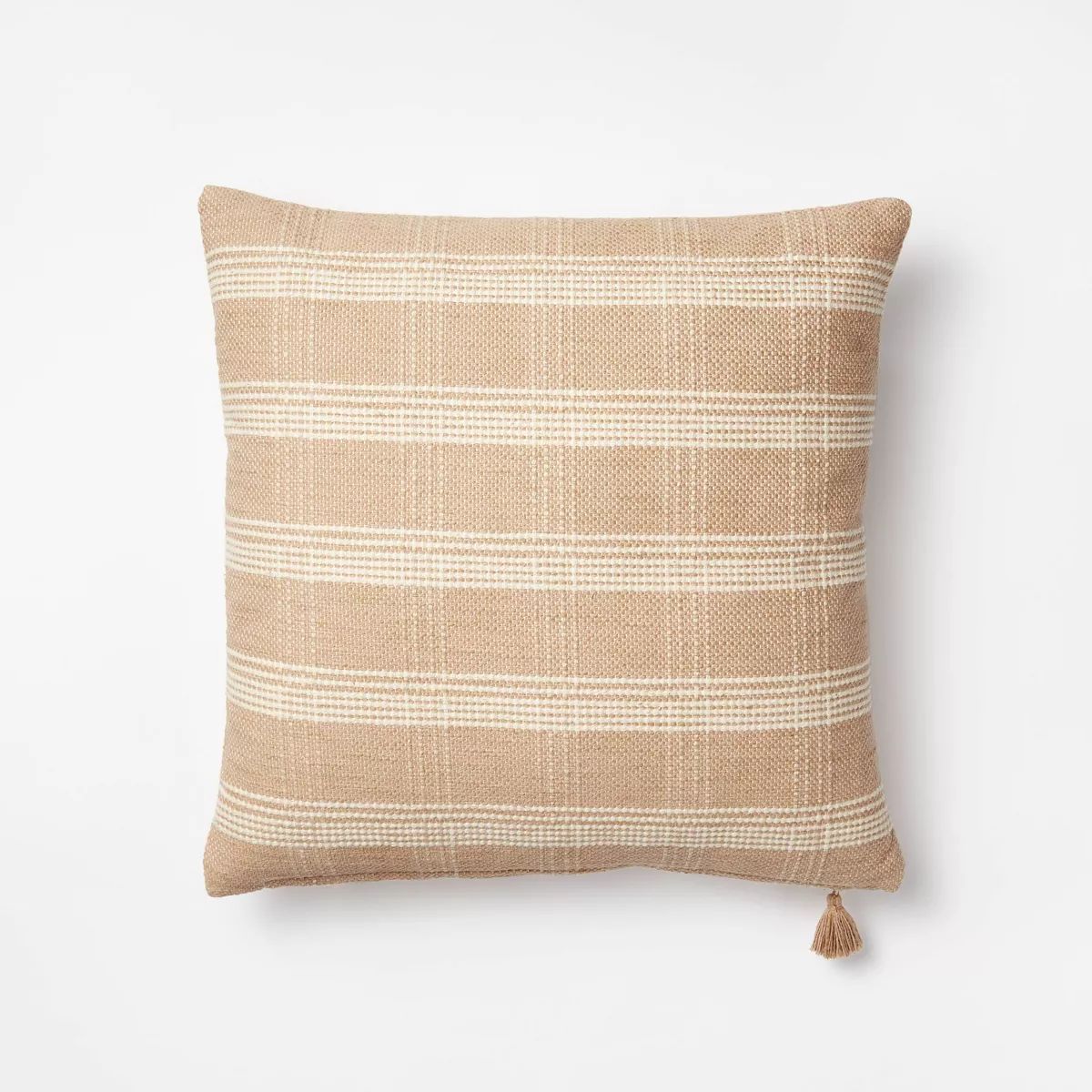 Woven Plaid Throw Pillow with Tassel Zipper - Threshold™ designed with Studio McGee | Target