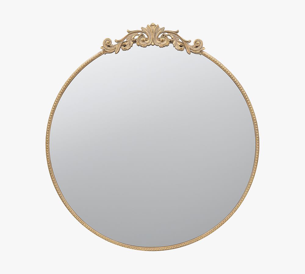 Fleur Round Mirror | Pottery Barn (US)