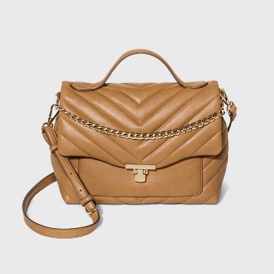 Quilted Top Handle Satchel Handbag - A New Day™ | Target