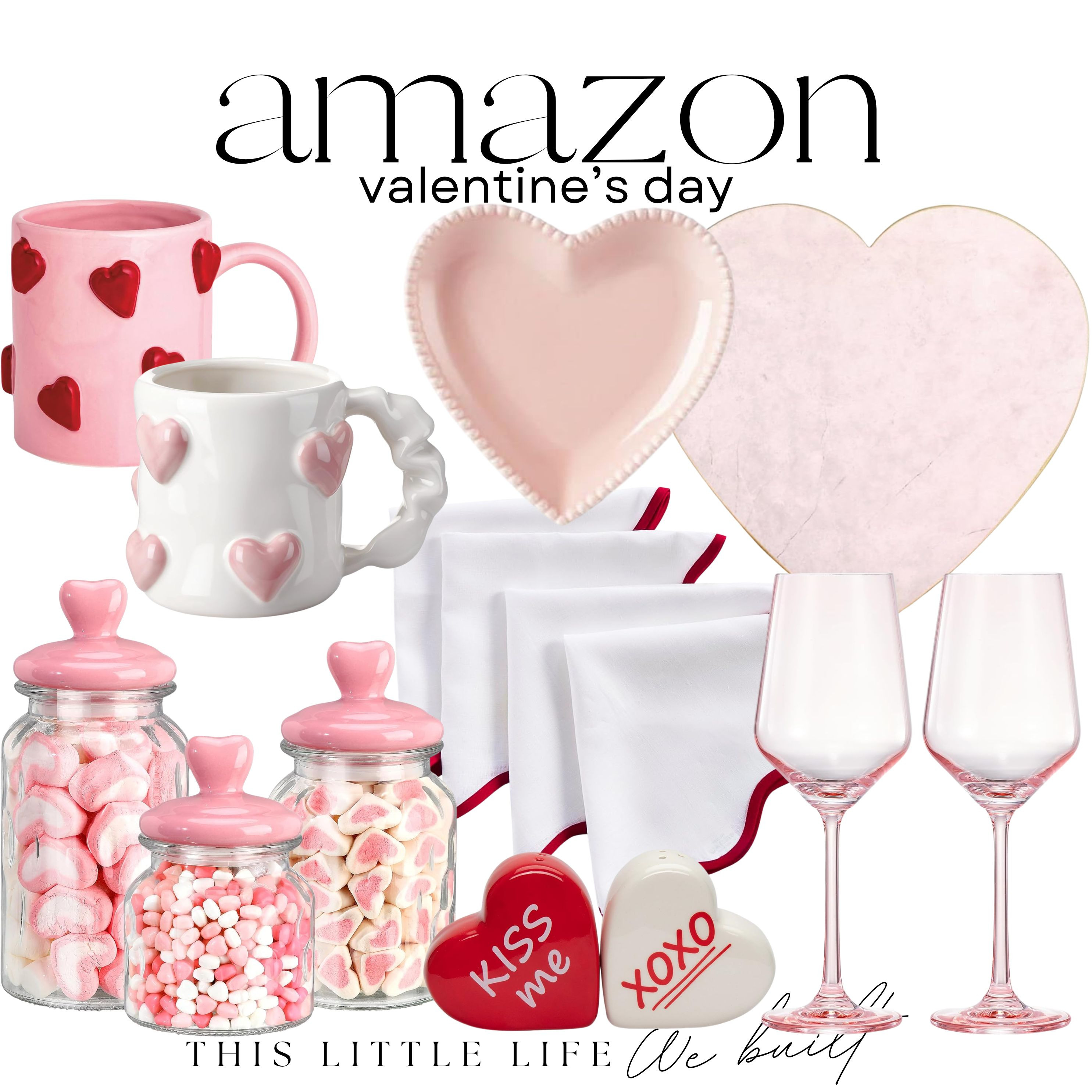 Valentine’s Day Hosting Essentials
Romantic Table Runners / Blush & Neutral Table Linens / Gold Flatware Sets / Taper Candle Holders / Scented Candles / Glass Votives / Heart-Shaped Serving Trays / Charcuterie Board Essentials / Dessert Stands / Champagne Flutes / Cocktail Glassware / Decorative Napkin Rings / Mini Bud Vases / Floral Centerpieces / Ambient String Lights / Valentine-Themed Plates & Napkins / Place Card Holders / Cozy Throw Blankets for Guests / Decorative Pillows / Heart Confetti Accents / Drink Stirrers / Wine & Cheese Accessories / Romantic Music Playlist / Hosting Serving Bowls / Soft Lighting Lamps 

 #LTKSeasonal #LTKHome