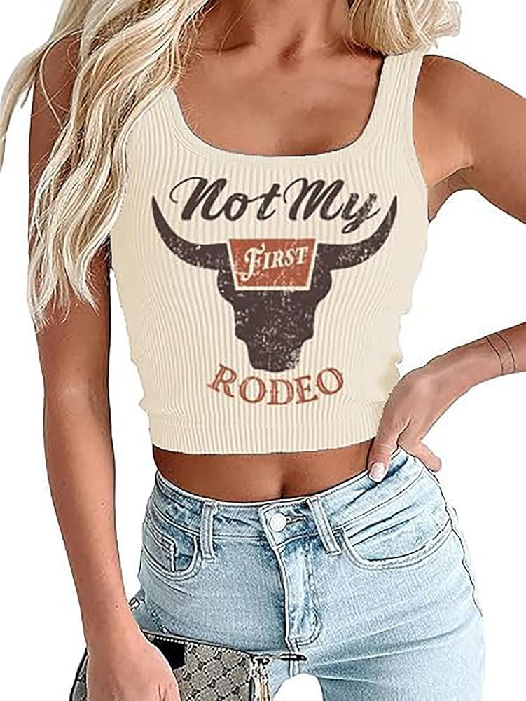Country Concert Outfits Tops for Women/Cowgirl Shirt/Western Crop Tops/Nashville Music Shirts Tan... | Amazon (US)