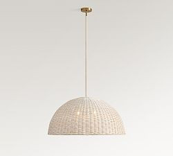 Marion Woven Dome Pendant (34") | Pottery Barn (US)