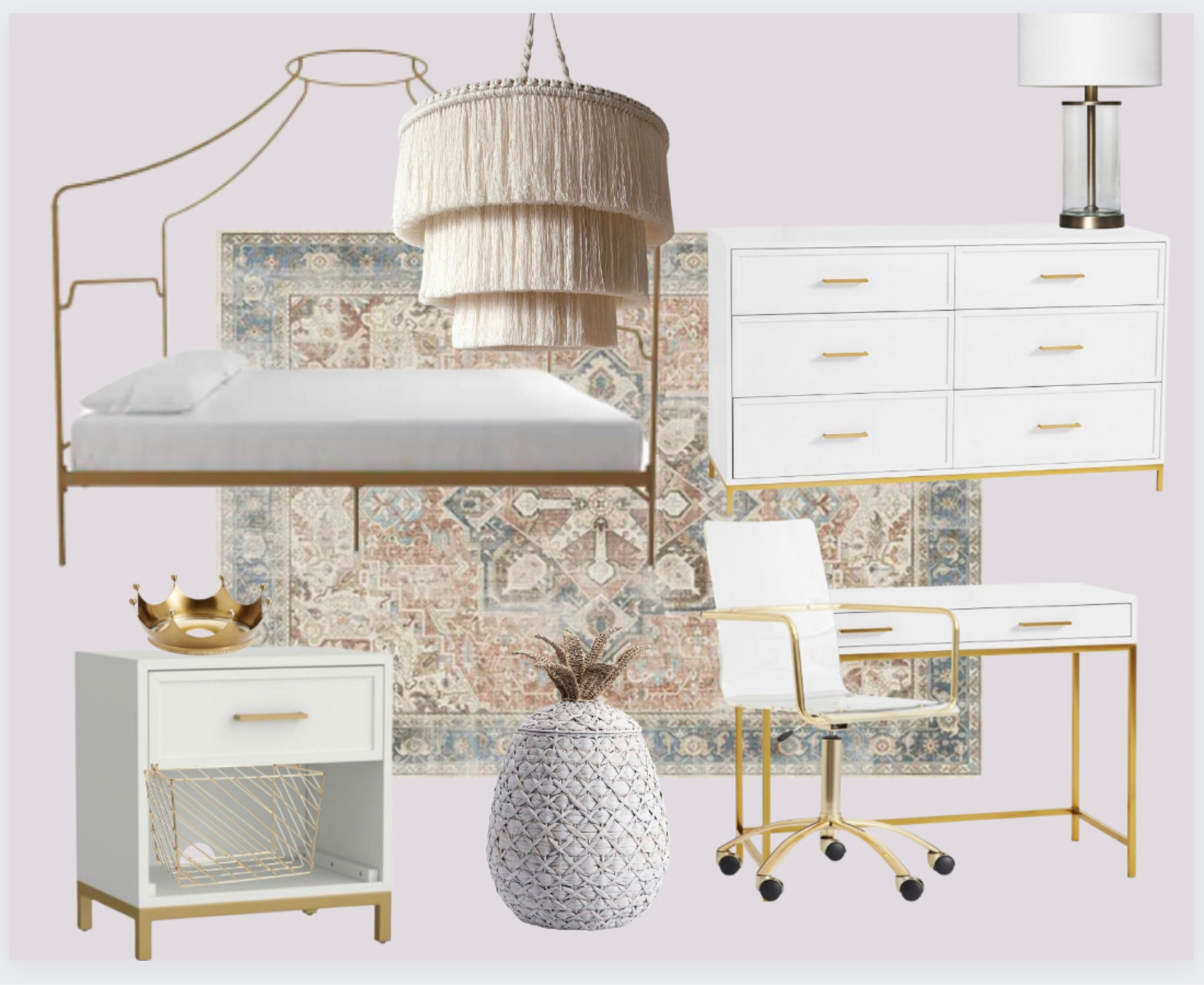 ✨Gold and White - Glamorous Girl Bedroom✨ #girlbedroom #girldreambedroom #potterybarn #potterybarnteen #goldandwhite #princessbedroom

#LTKkids #LTKhome #LTKFind