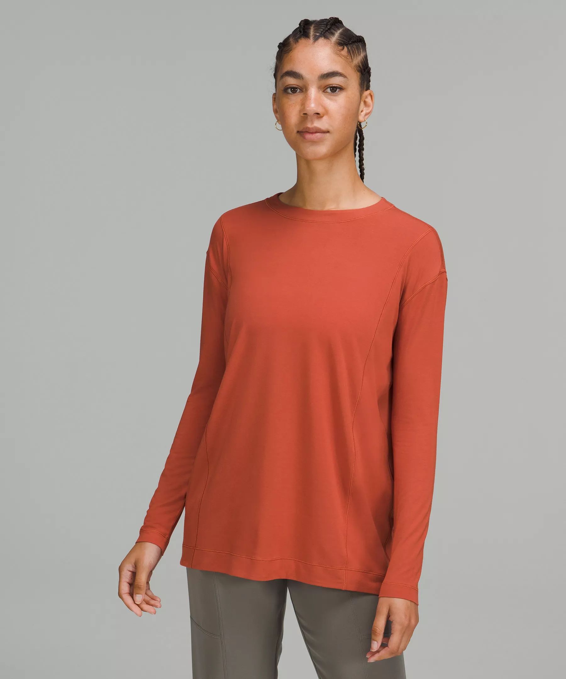 Modal Pleated Back Long Sleeve Shirt | Women's Long Sleeve Shirts | lululemon | Lululemon (US)
