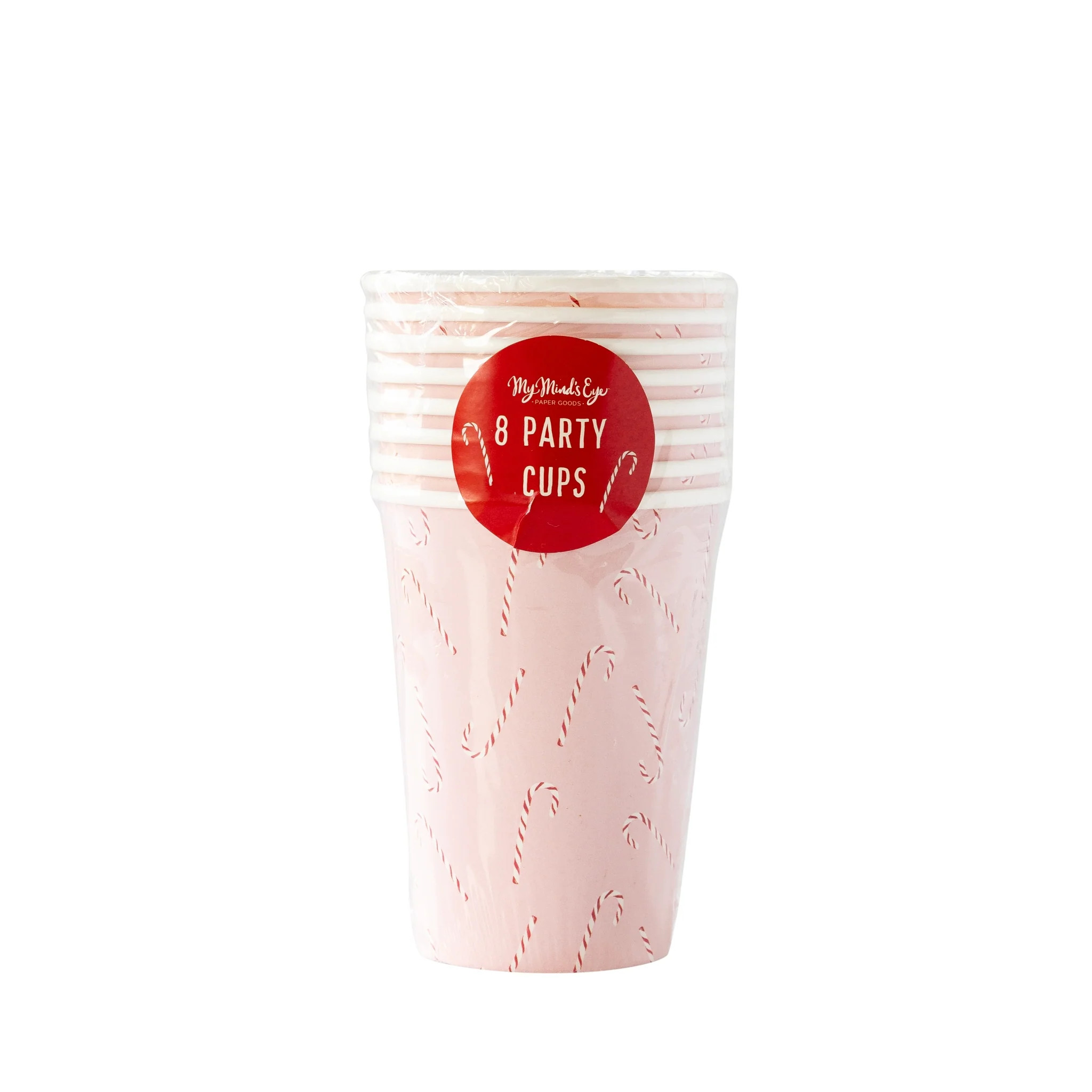 Whimsy Santa Scattered Candy Cane Paper Party Cups | My Mind's Eye
