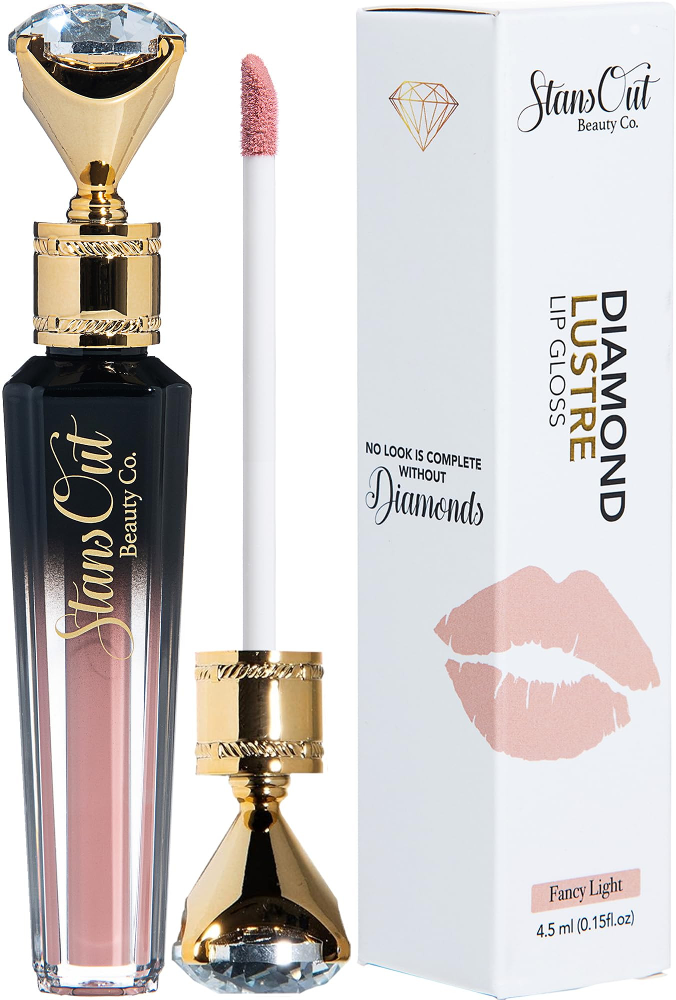 StansOut Beauty Diamond Lustre Fancy Light Hydrating Lip Gloss | Cute Nude Moisturizing Butter-Sm... | Amazon (US)