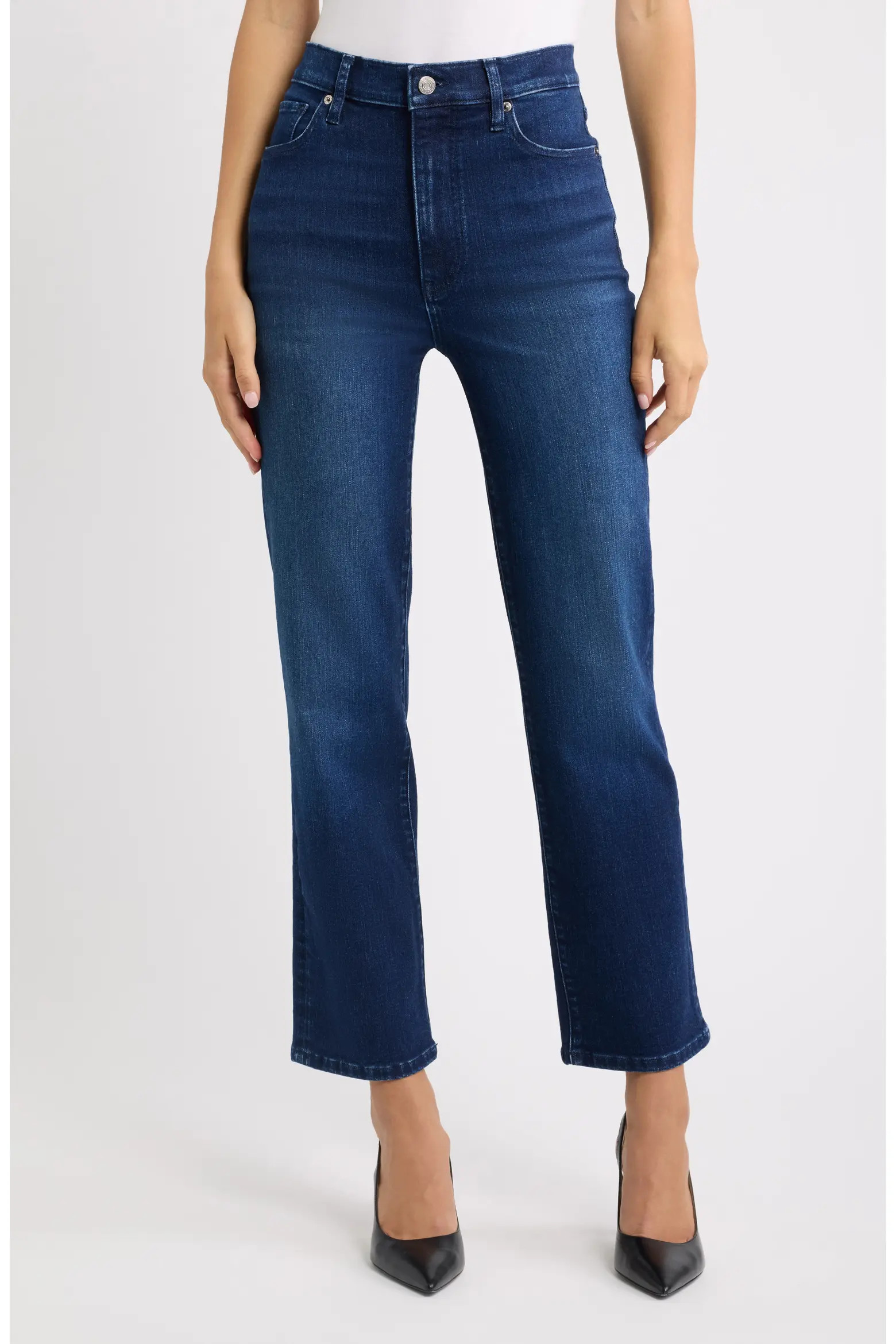 FRAME Le Sleek High Waist Ankle Straight Leg Jeans (Women) | Nordstrom | Nordstrom