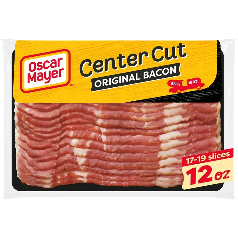 Oscar Mayer Center Cut Original Bacon, 12 oz pack, Refrigerated | Walmart (US)