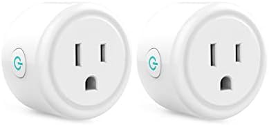 Mini Smart Plug, WiFi Outlet Socket Compatible with Alexa and Google Home, Remote Control with Ti... | Amazon (US)