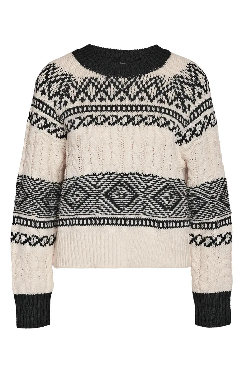 Nor Mixed Stitch Cotton Blend Sweater | Nordstrom