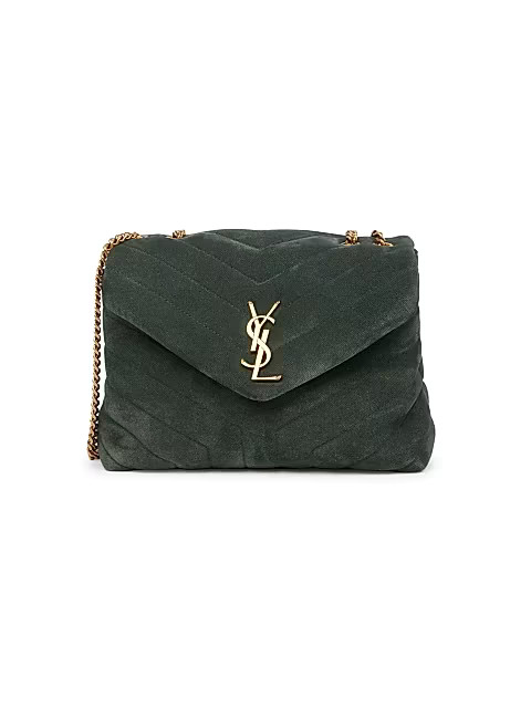 Small Loulou Matelassé Suede Shoulder Bag | Saks Fifth Avenue