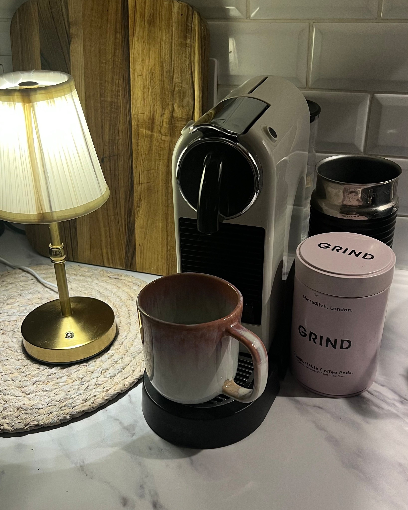 My daily non-negotiable ☕️✨ — the Nespresso CitiZ with milk frother. I’ve had it for years and it’s still my go-to for the perfect creamy latte or iced coffee in under a minute. The frother makes it feel like a café at home 🤍

Linked my exact machine + capsules I’ve been loving lately! #LTKcoffee #Nespresso

#LTKhome