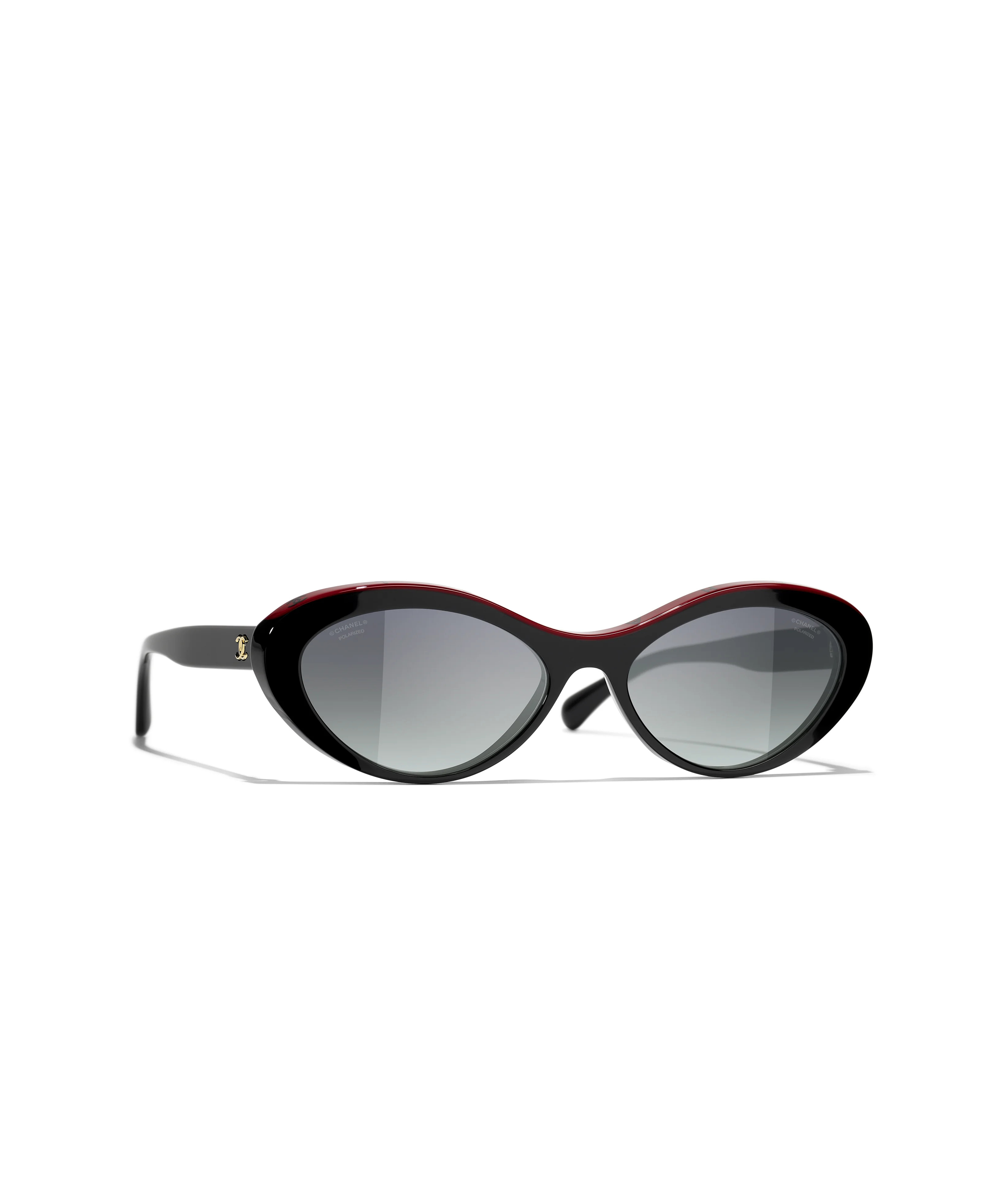 CHANEL Sunglasses: Oval Sunglasses, acetate — Fashion | CHANEL | Chanel, Inc. (US)