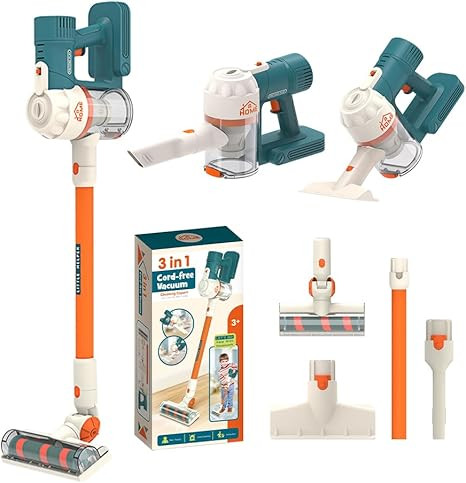 Kids Vacuum Toy Set - Real Working Toddler Cleaner Play Mop Children's Vacuum That Really Works B... | Amazon (US)