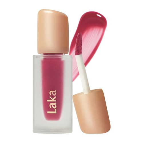 Laka Fruity Glam Tint, 4.5g/0.15oz, Glowing Lip Stain with Wide Color Spectrum, Hydrating & Lightweight Texture, Long-Lasting Bold Stain, Non-Sticky, Vegan, K-Beauty (#127 Like) | Amazon (US)