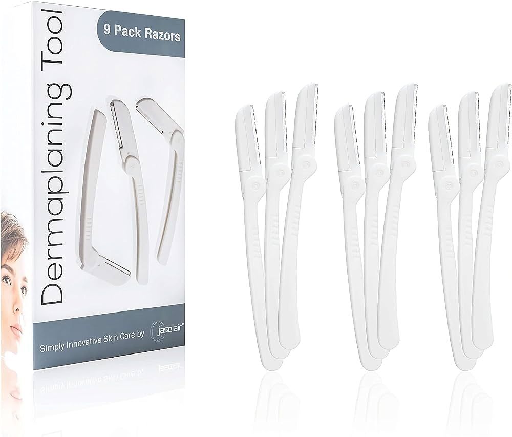 Dermaplaning Tool (9 Count) – Easy to Use Dermaplane Razor For Face – Practical Hair Remover ... | Amazon (US)