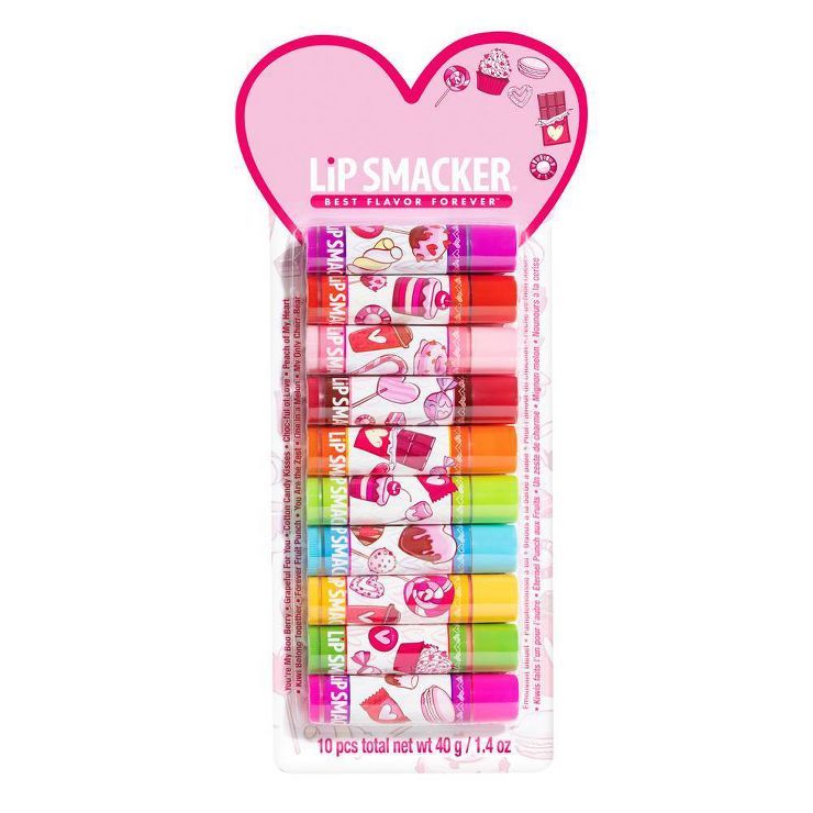 Lip Smacker Party Pack Lip Makeup - Sweet Hearts - 10pc | Target
