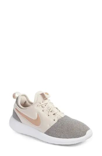 Women's Nike Roshe Two Knit Sneaker, Size 8 M - Beige | Nordstrom