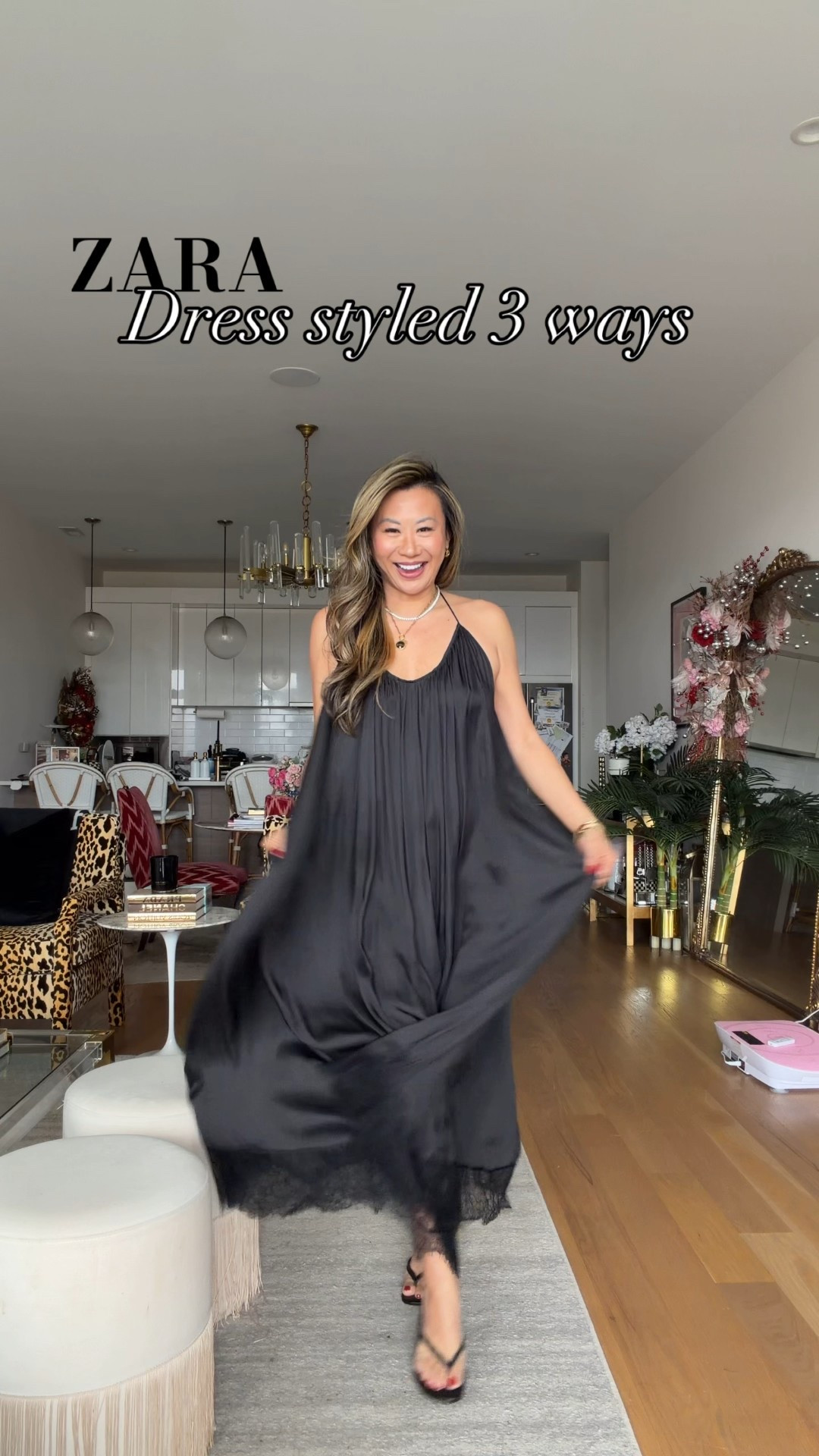 Prettiest satin lace Zara dress. Size small. I styled it 3 ways  

#LTKootd #LTKgrwm