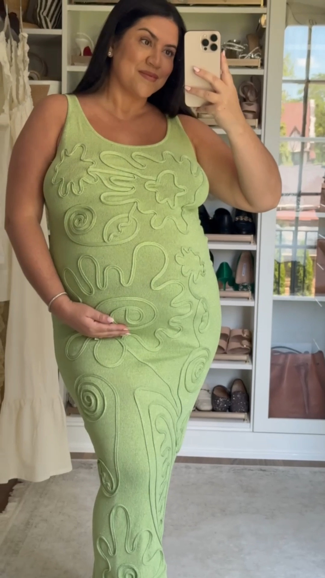 Love the abstract detailing on this maxi (non-maternity)!

#LTKootd #LTKgrwm #LTKBump