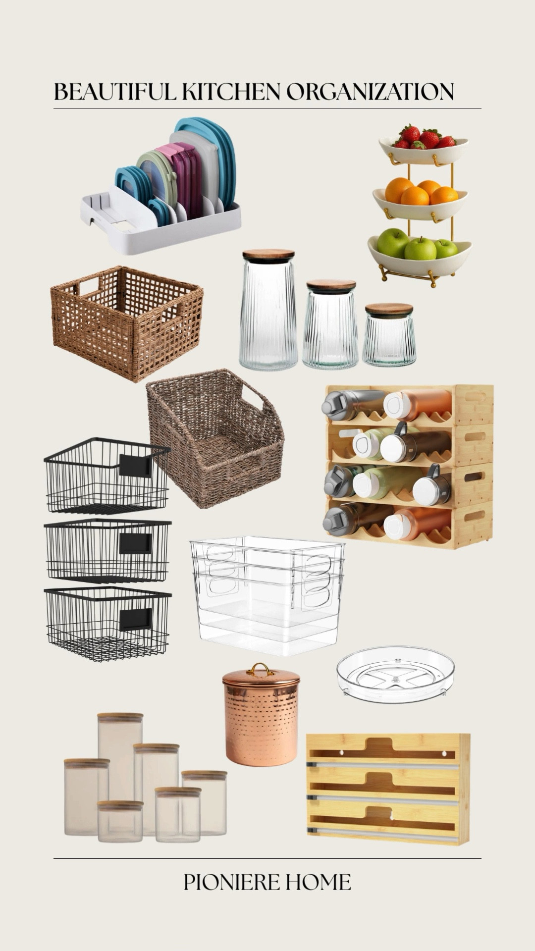 Beautiful kitchen organization. Cabinet organizers, storage baskets, kitchen canisters, bamboo organizers, Wayfair kitchen organization 

#LTKdayinmylife #LTKSaleAlert #LTKHome