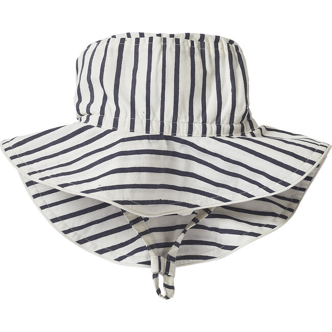 Stripes Away Bucket Hat, Ink | Maisonette