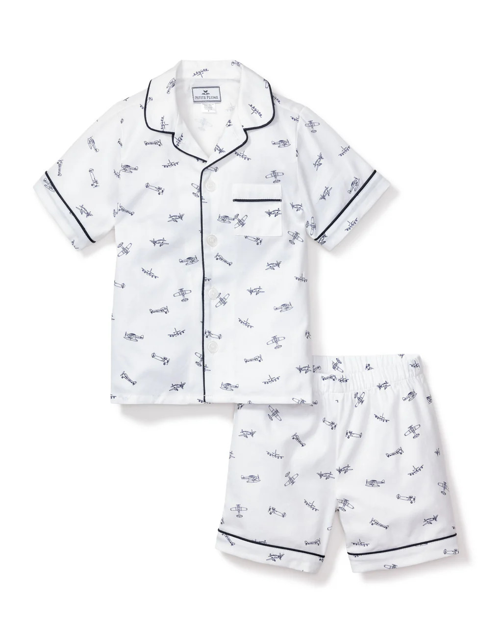 Children's Par Avion Short Set | Petite Plume