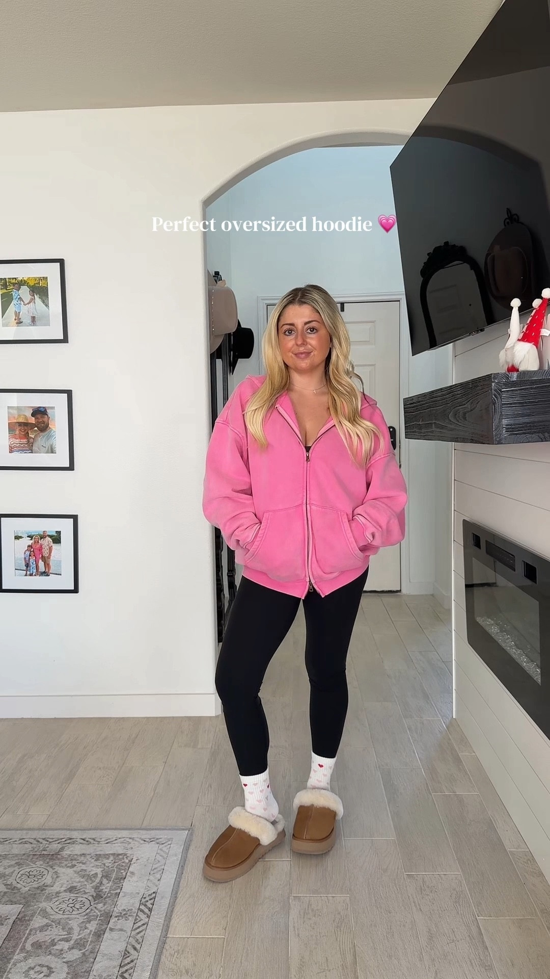 Perfect oversized hoodie! 
Size small
Align leggings 
Platform Ugg slippers 

#LTKootd #LTKFindsUnder50 #LTKFindsUnder100