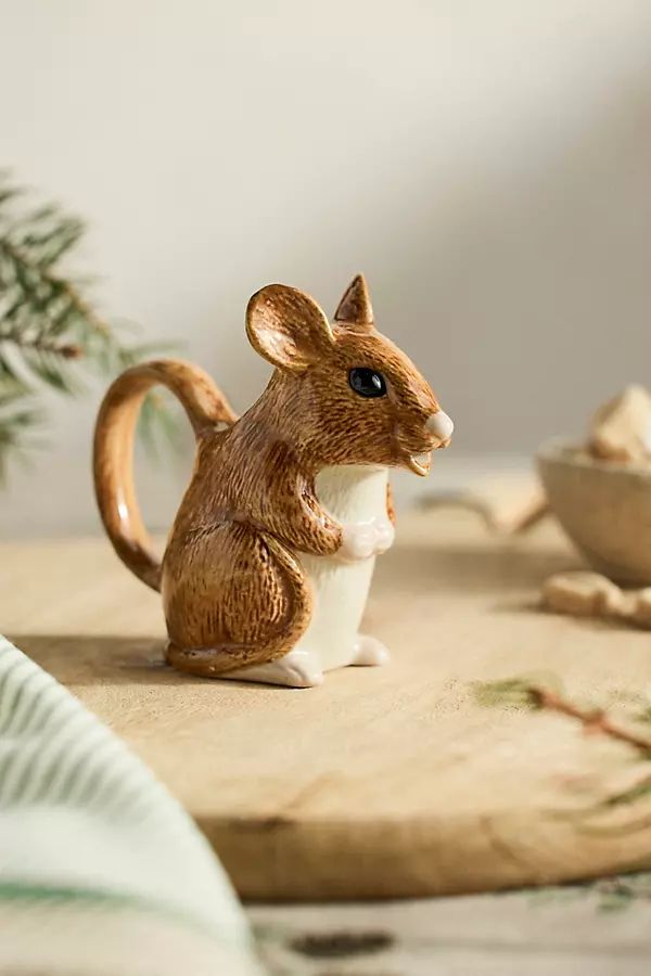 Quail Ceramics Mouse Pitcher | Anthropologie (US)