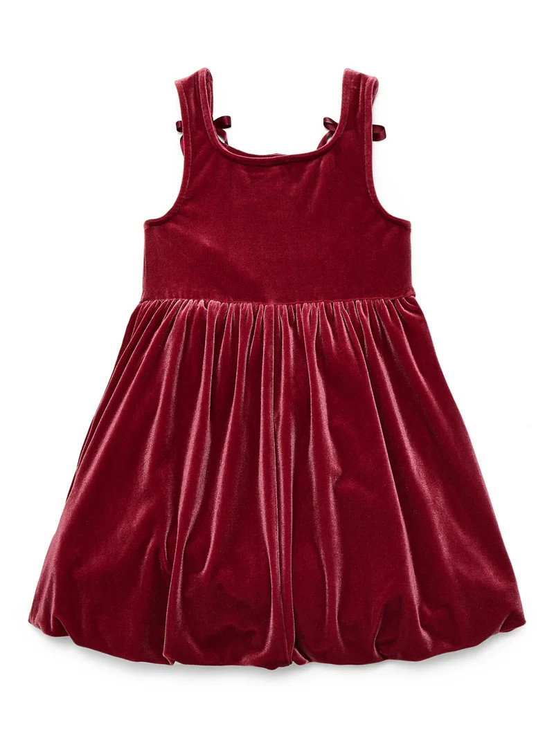 Weekend Academy Girls Sleeveless Velour Corset Dress, Sizes 4-18 | Walmart (US)