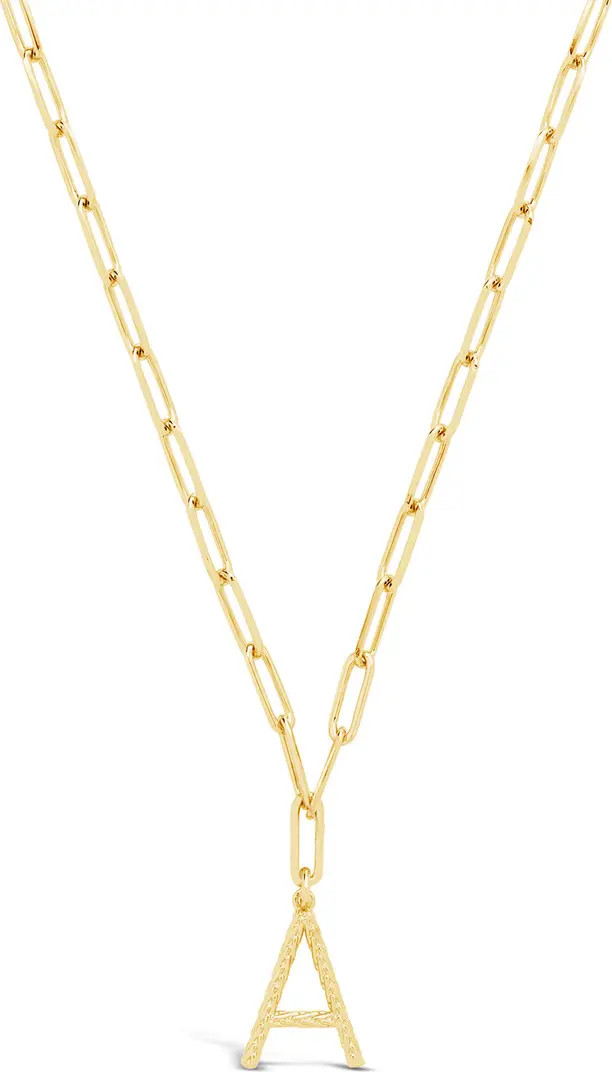 Braided Initial Pendant Necklace | Nordstrom Rack