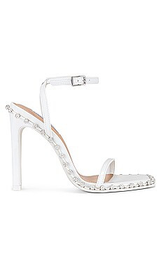 Steve Madden Zelle Heel in White from Revolve.com | Revolve Clothing (Global)