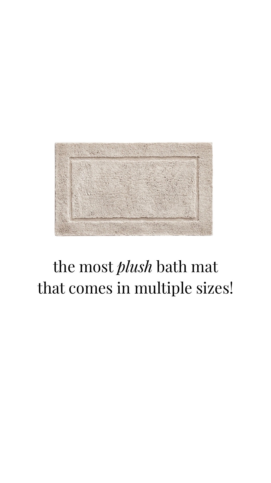 Egyptian cotton rug, OEKO-TEX certified.

Bath mat, Guest bath, master bathroom, bathroom refresh, spring cleaning, wedding registry

#LTKSaleAlert #LTKWedding #LTKSeasonal