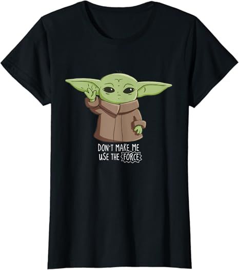 The Mandalorian the Child Don't Make Me Use The Force T-Shirt | Amazon (US)